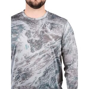 Realtree Fishing Mens Reversible Aspect Camo Long Sleeve Performance Shirt S